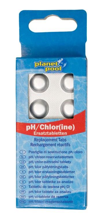 Rezervni set za analizo vode pH/klor 2×30 tablet