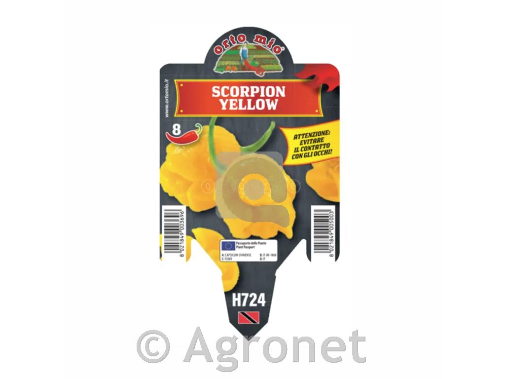 Čili paprika Scorpion Yellow, 1kos