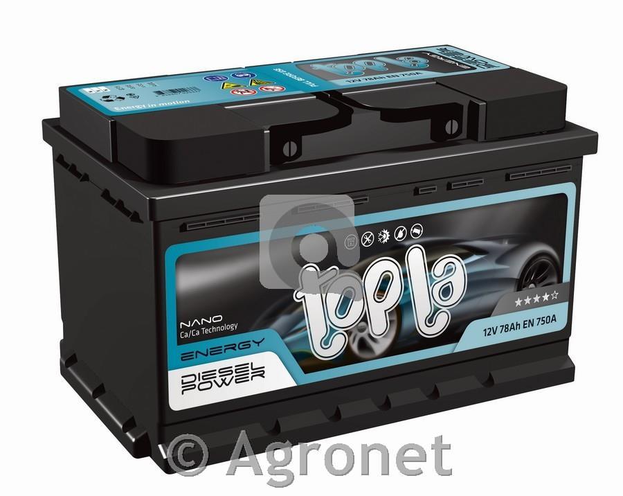 Akumulator DIESEL POWER 12V 80AH TOPLA