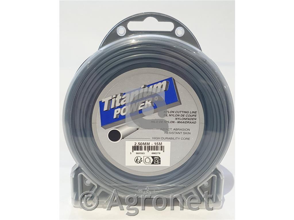 Nit kosilna okrogla TITANIUM fi 2,5x15m BLISTER