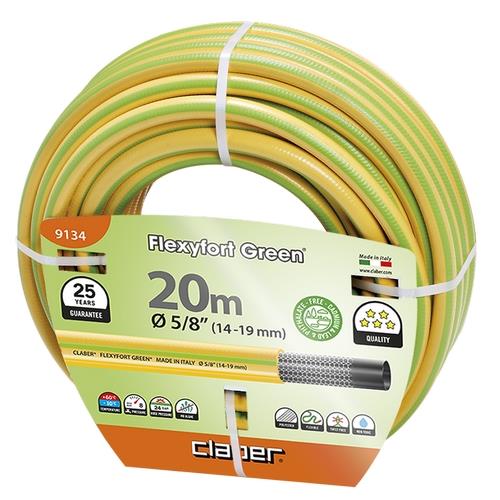 Cev za vodo FLEXYFORT GREEN - 5/8'', 20 m, Claber