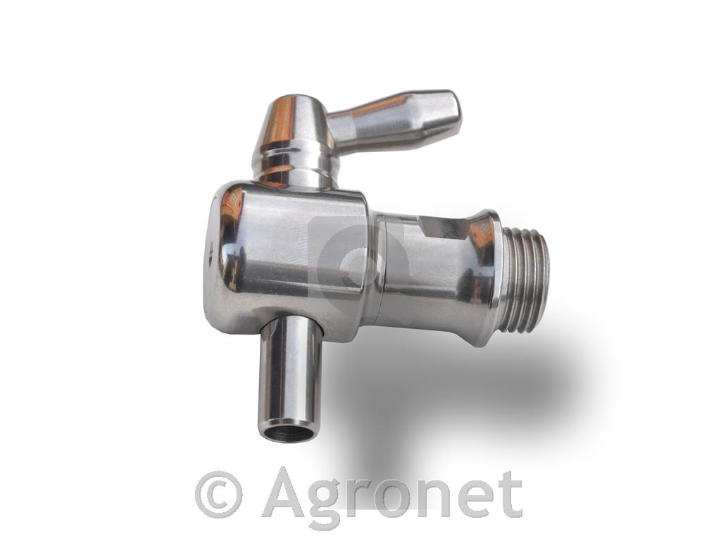 Inox kroglična pipa 3/8 L 65