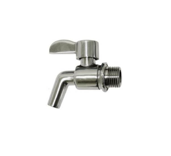 Pipa inox kroglična 3/8"