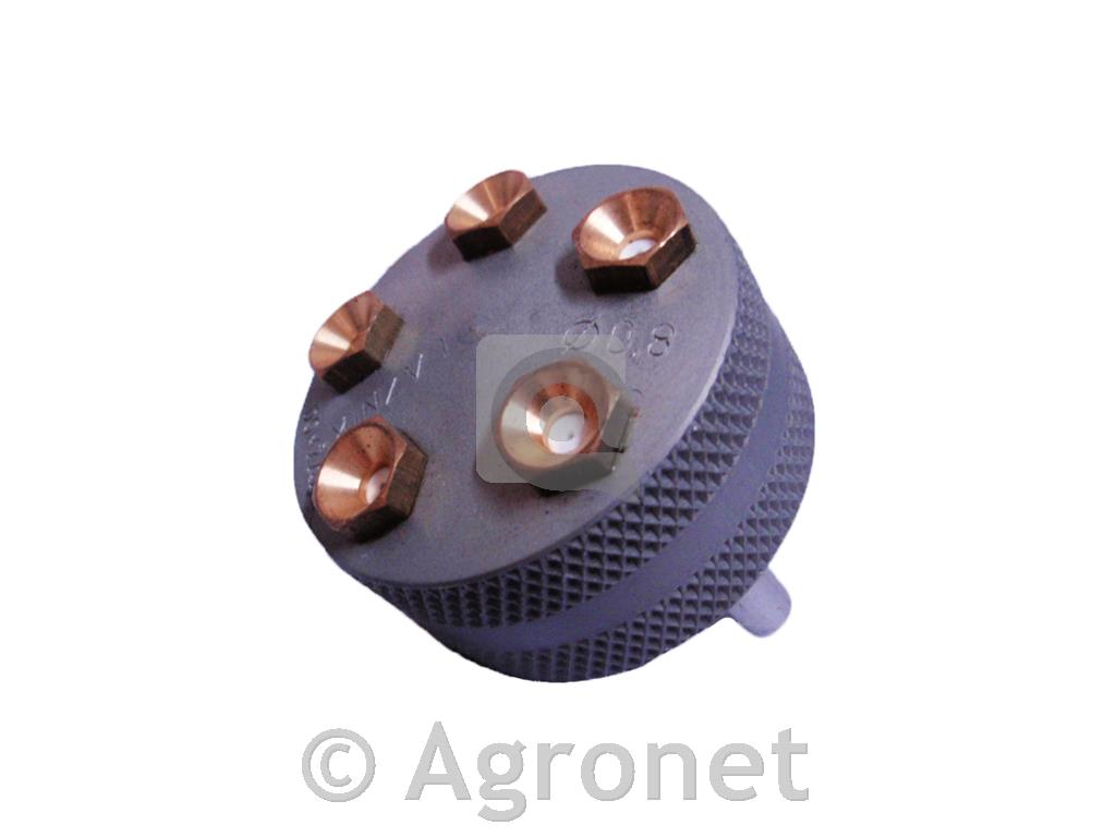 Petorna šoba 5/š keramična 0.8 mm