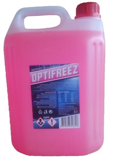 Antifriz G13 rdeč 5L OPTIFREEZ