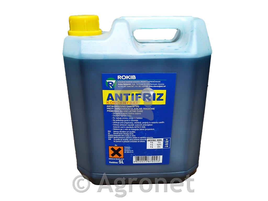 Antifriz Rokib - 40°C, 5 L
