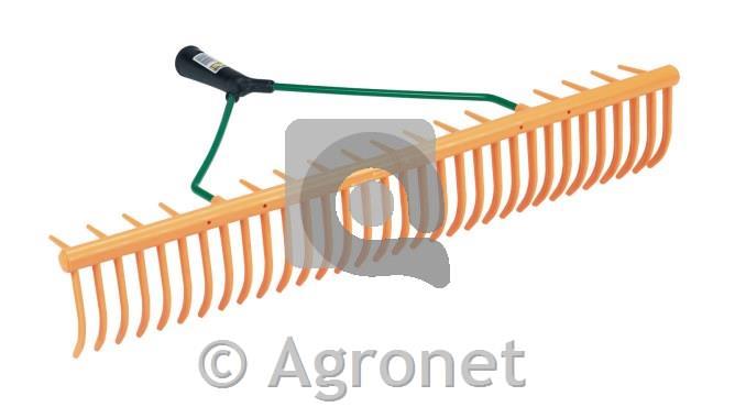 Plastične obojestranske travne grablje, 64cm