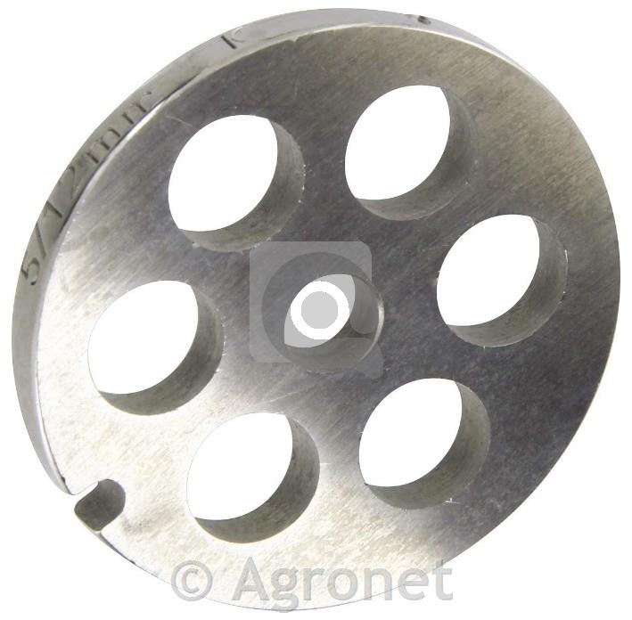 Samobrusilna plošča za mesoreznico inox št. 5/12mm