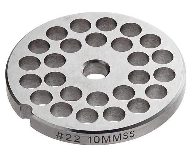 Samobrusilna plošča za mesoreznico inox št. 22/10mm