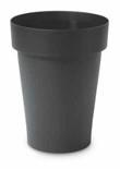 Lonec Melrose okrogel, visok, (40 x65cm,) antracit