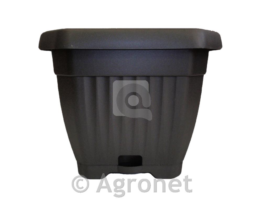 Lonček oktagon 30×30 antracit