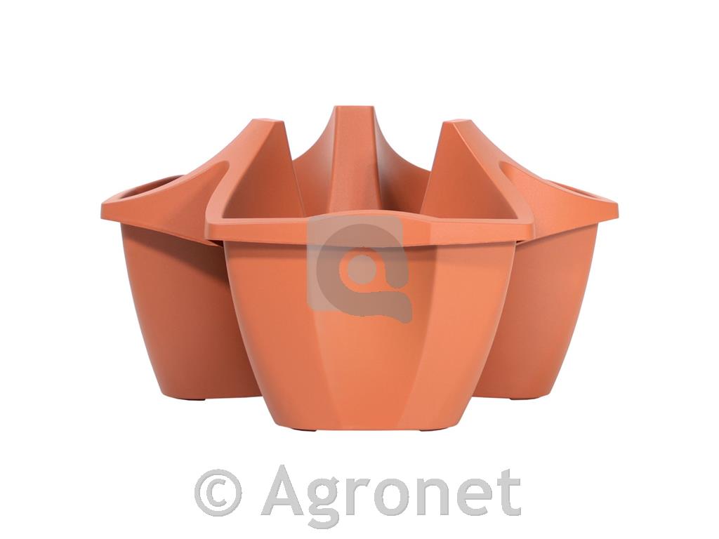 Lonec PVC cvetlični za začimbe 48 cm