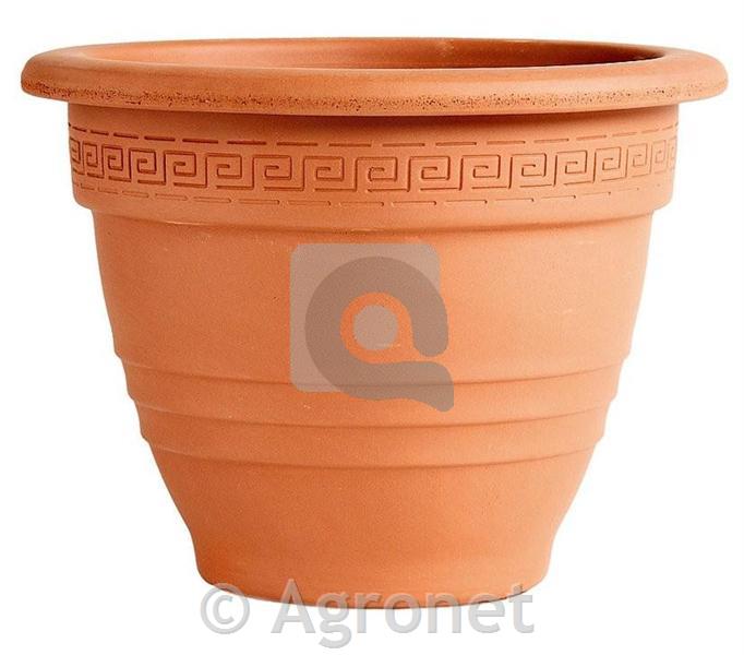 Glinen cvetlični lonec Campana 42 cm