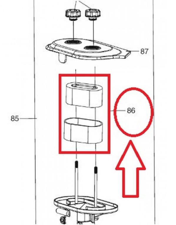 Zamenjalni zračni filter za motor AL-KO Loncin 700 V2
