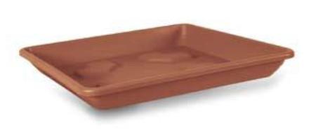 Podstavek kvadratni PVC cvetlični lonec 42 X 42