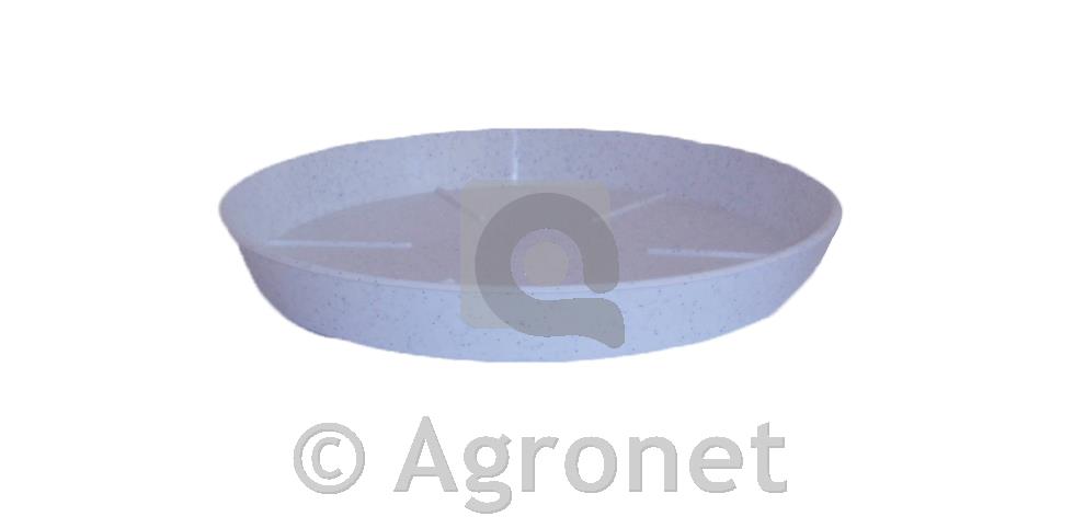 Podlaga lonca PVC 24 granitno bela