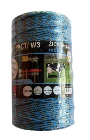 Žica Impact modra, 250 m