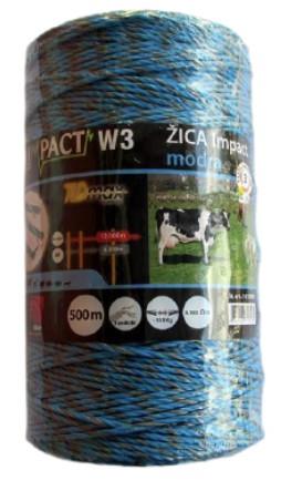 Žica Impact, modra 500 m