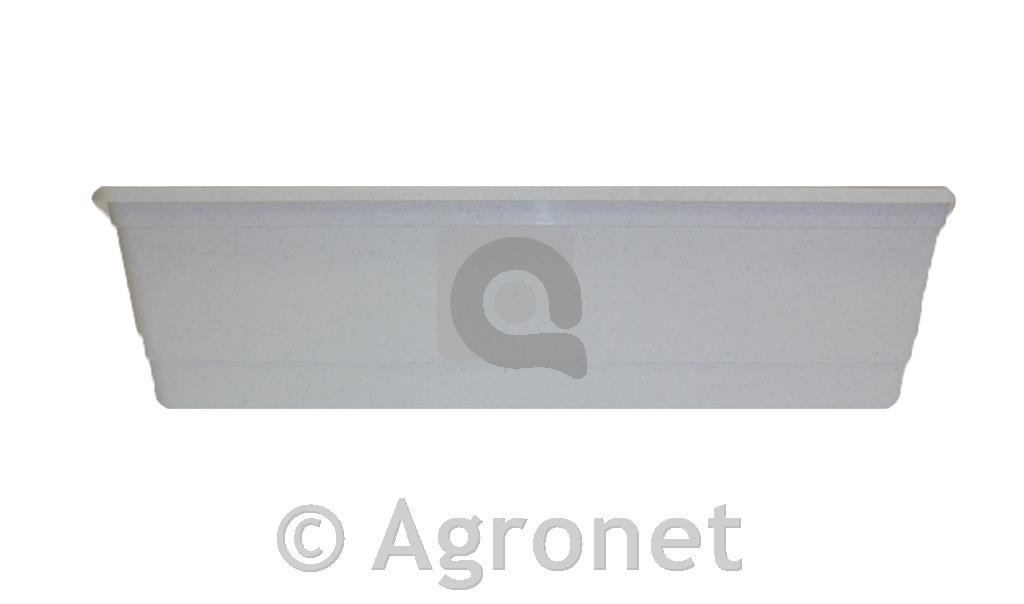 Cvetlično PVC korito XL 50 granitno belo