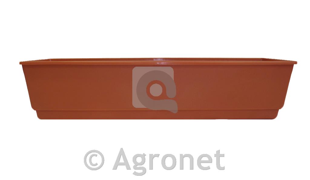 Cvetlično PVC korito standard 80 terakota