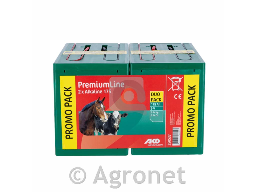 Alkalna zaprta baterija 9 V, 175Ah, 2 kom