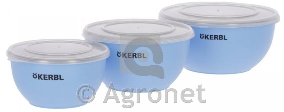 Set posod (550, 900, 1200ml) inox s tesnim pokrovom