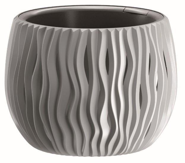 Lonec cvetlični Sandy siva, 18cm