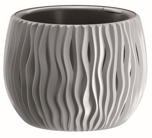 Lonec cvetlični Sandy siva, 37cm