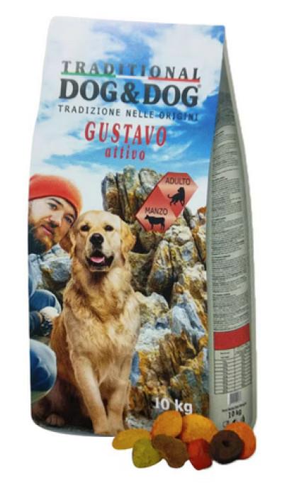 Hrana za pse Dog&Dog z govedino, 10 kg