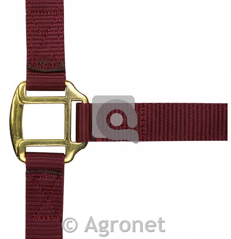 Podložena uzda Norton leather bordo XL