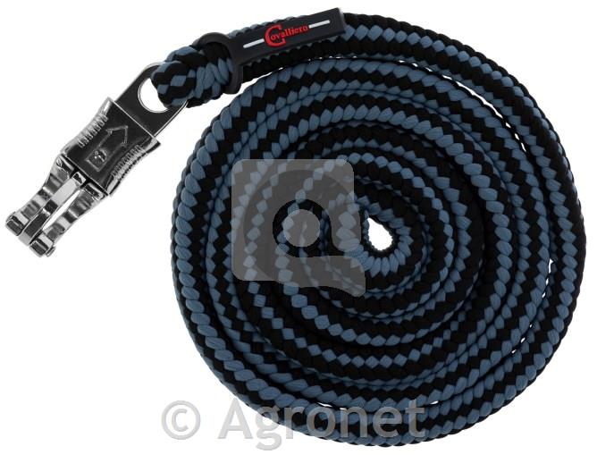 Povodec Hippo panic, 2m črno/siv