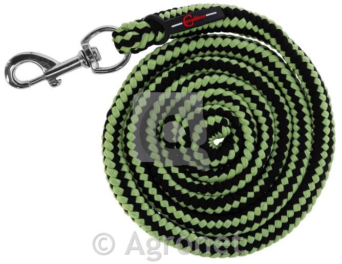 Povodec Hippo snap, 2m antracit/zelen
