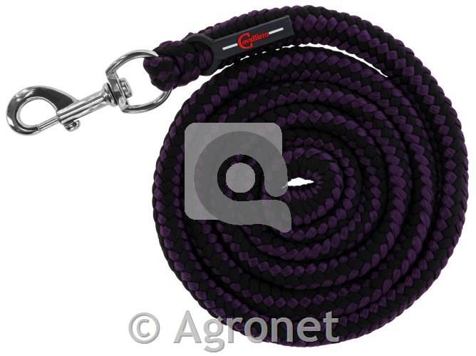 Povodec Hippo snap, 2m vijolična/antracit