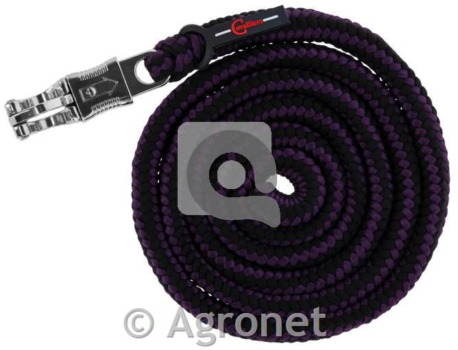 Povodec Hippo panic, 2m vijoličen/antracit