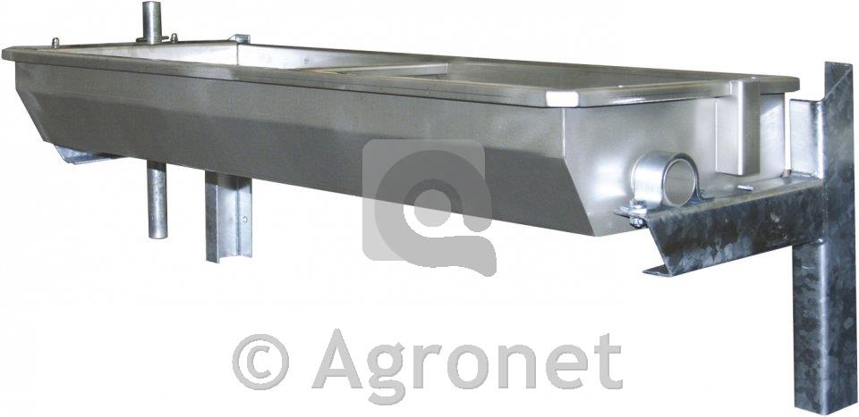 Napajalno korito stensko 2m inox
