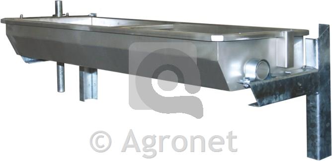 Napajalo korito ogrevano talno prekucno 1,5m - inox