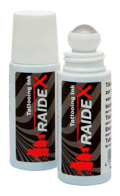 PASTA tetovirna Raidex roll-on - črna 65ml
