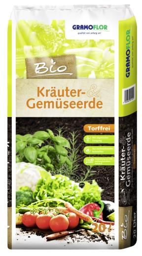 Gramoflor-bio substrat za zelenjavo in zelišča 20l