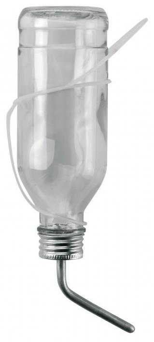 Napajalnik za zajce - steklen 500 ml