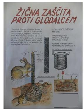 Zaščita za deblo drevesa 30x100cm