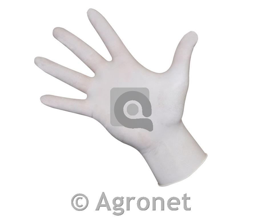 Rokavice vet. 24cm - Latex s pudrom L (100kos)