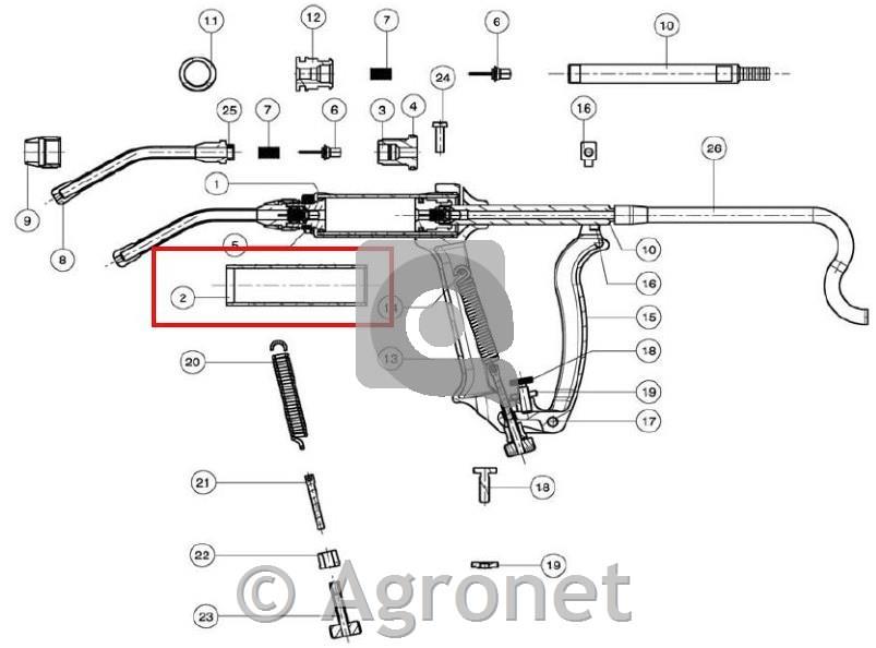 Rez. del za Drench-Matic 30ml cilinder