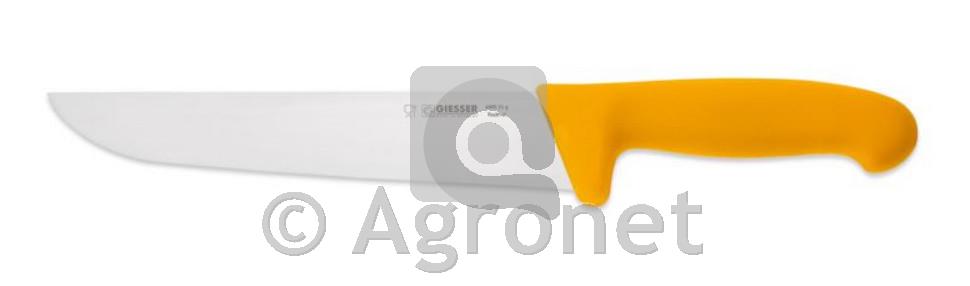 Mesarski nož Giesser 21 cm, rumen