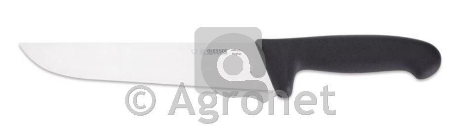 Mesarski nož Giesser 21 cm, črn