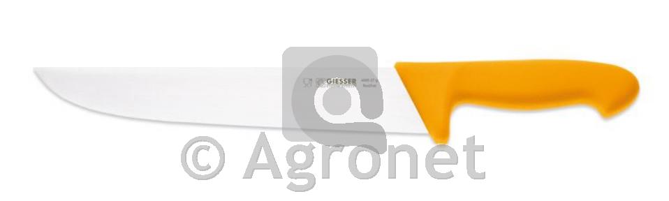 Mesarski nož Giesser 27 cm, rumen