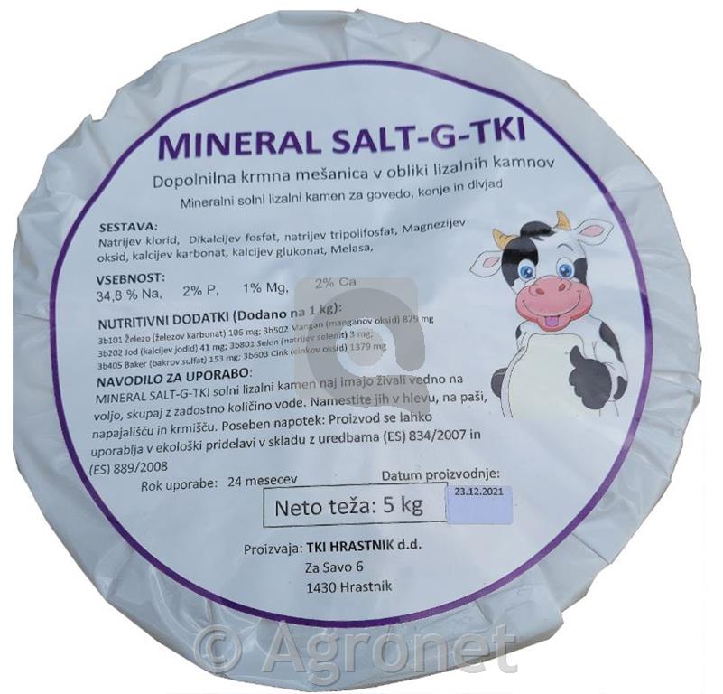 Mineralni lizalni kamen SALT-G-TKI 5kg