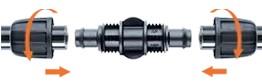 Spojnik 1/2", Claber