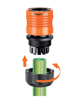 Hitra spojka aqua stop 5/8'' Claber