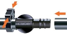 Objemka za cev Rain 1/2" 10kos, Claber