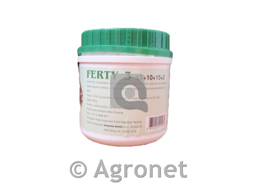 Gnojilo Ferty 3 za okrasne rastline »za zelenje« 500 g
